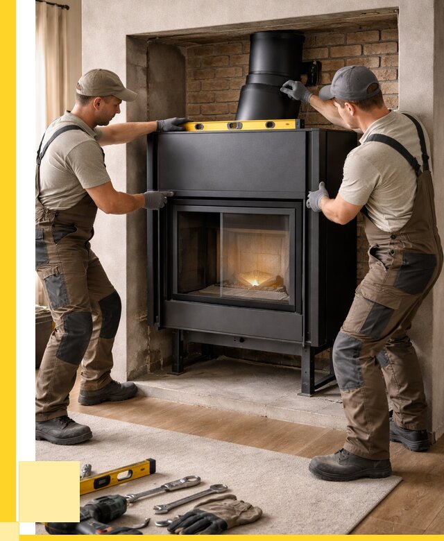 Установка каминных топок в Ростове под ключ от 18473 р. | ЭриданРсв