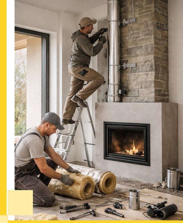 Монтаж дымоходов для каминов в Ростове от 15395 р. ЭриданРсв