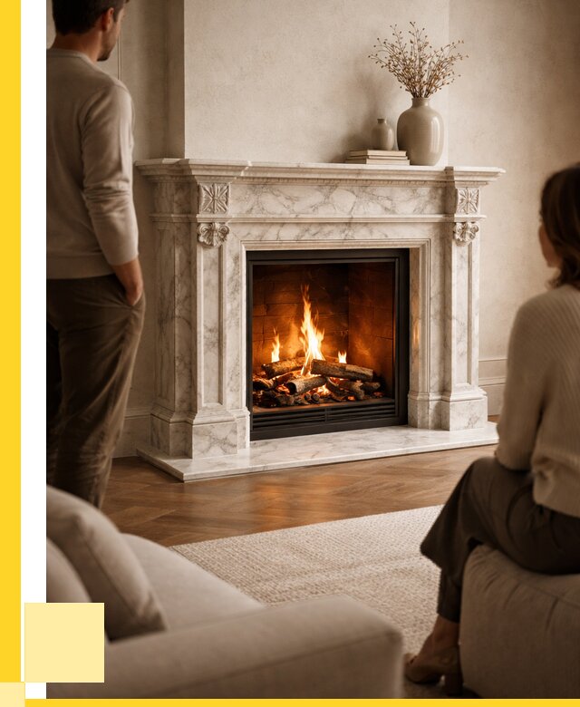 Мраморные камины под ключ в Ростове от 256575 р. | ЭриданРсв