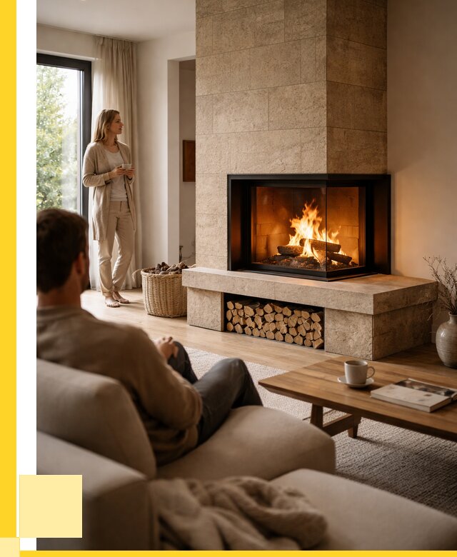 Угловые камины из кирпича установка в Ростове от 153945 р. ЭриданРсв