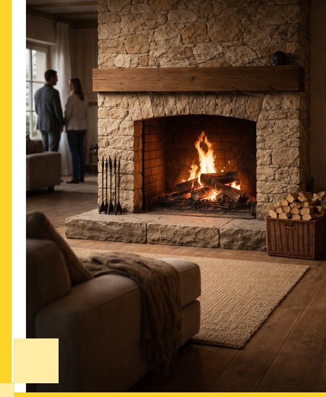 Открытые камины под ключ в Ростове от 153945 р. ЭриданРсв