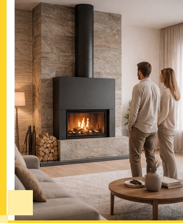 Закрытые камины под ключ в Ростове от 123156 р., ЭриданРсв