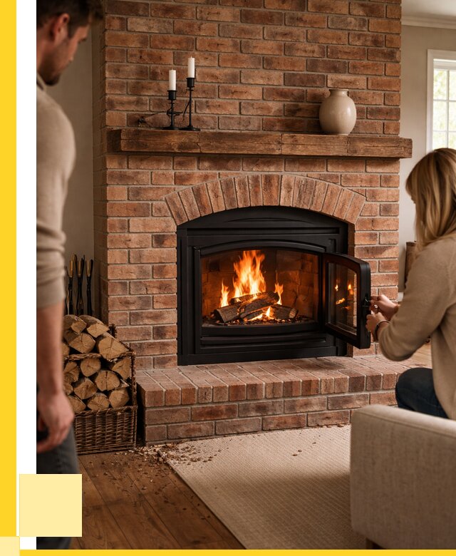 Кирпичные камины под ключ в Ростове от 153945 р. | ЭриданРсв