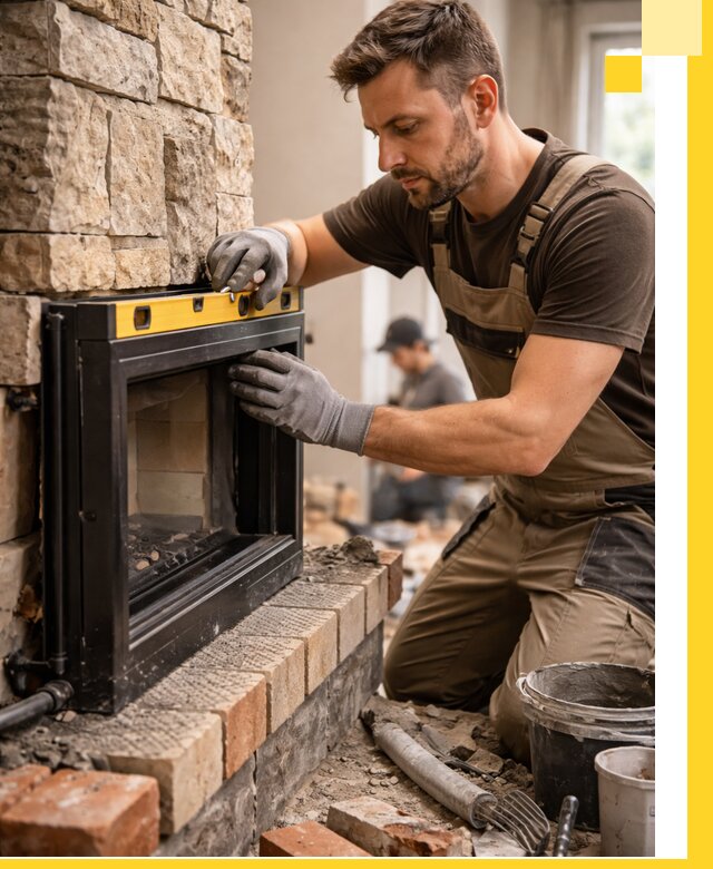 Дровяные камины под ключ в Ростове: монтаж, обустройство