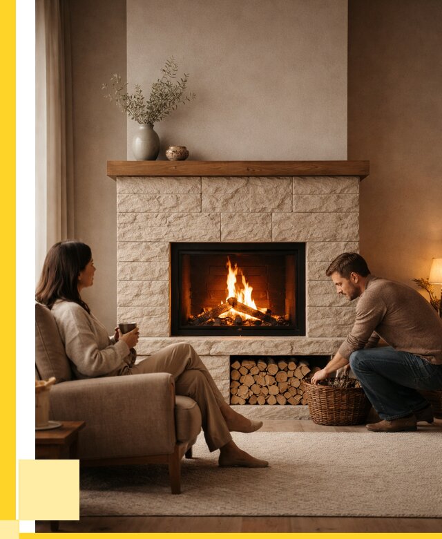 Камины для дома в Ростове под ключ от 153945 р. | ЭриданРсв