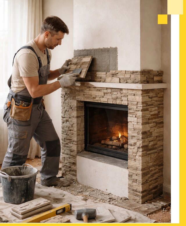 Изготовление и монтаж каминов для дома под ключ в Ростове