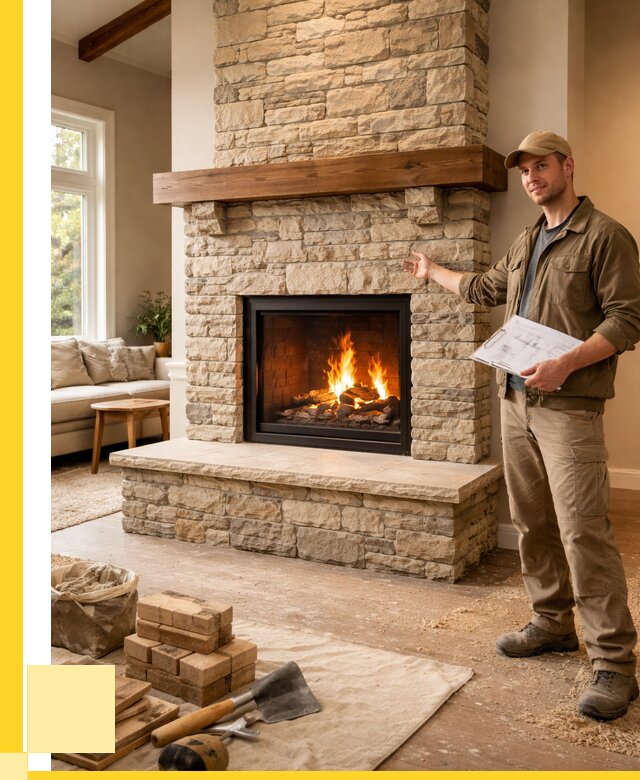 Камины под ключ в Ростове от 184734 р. | ЭриданРсв — установка