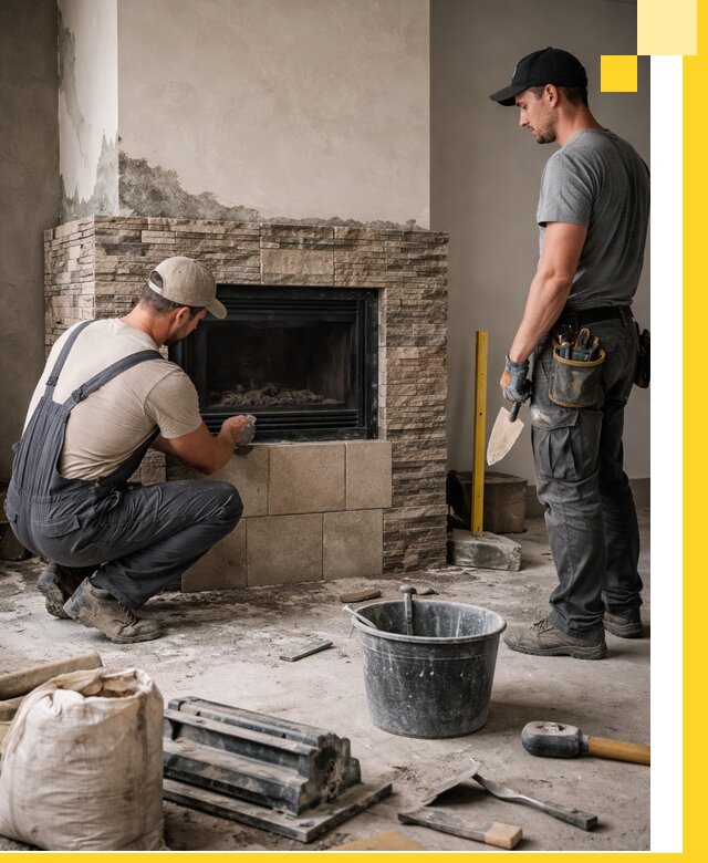 Камины под ключ в Ростове: проект, изготовление и монтаж