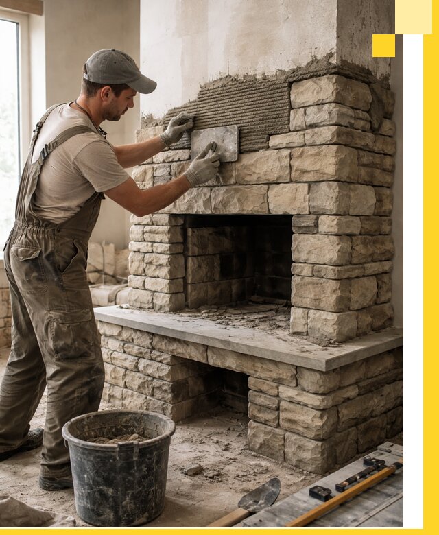 Строительство каминов под ключ в Ростове от проектирования до монтажа