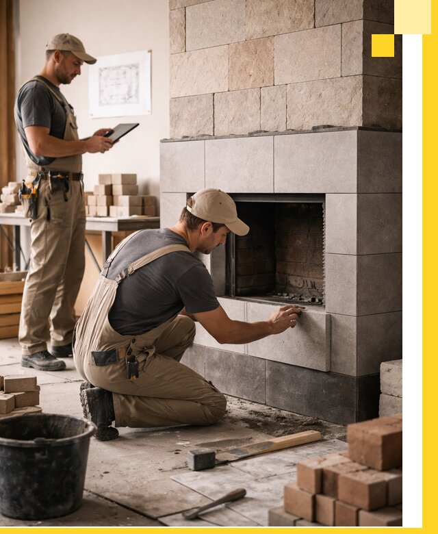 Индивидуальные проекты каминов и каминных систем в Ростове