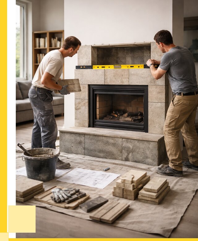 Монтаж каминов и установка в Ростове от 46184 р. | ЭриданРсв