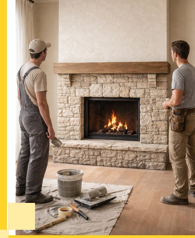 Отделка каминов в Ростове от 6671 р. под ключ | ЭриданРсв