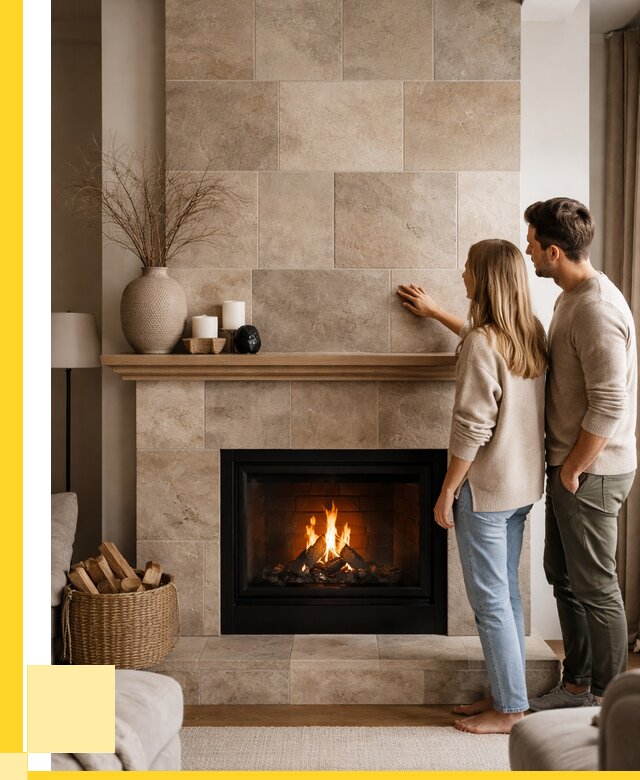 Облицовка каминов керамогранитом в Ростове от 4618 р. | ЭриданРсв