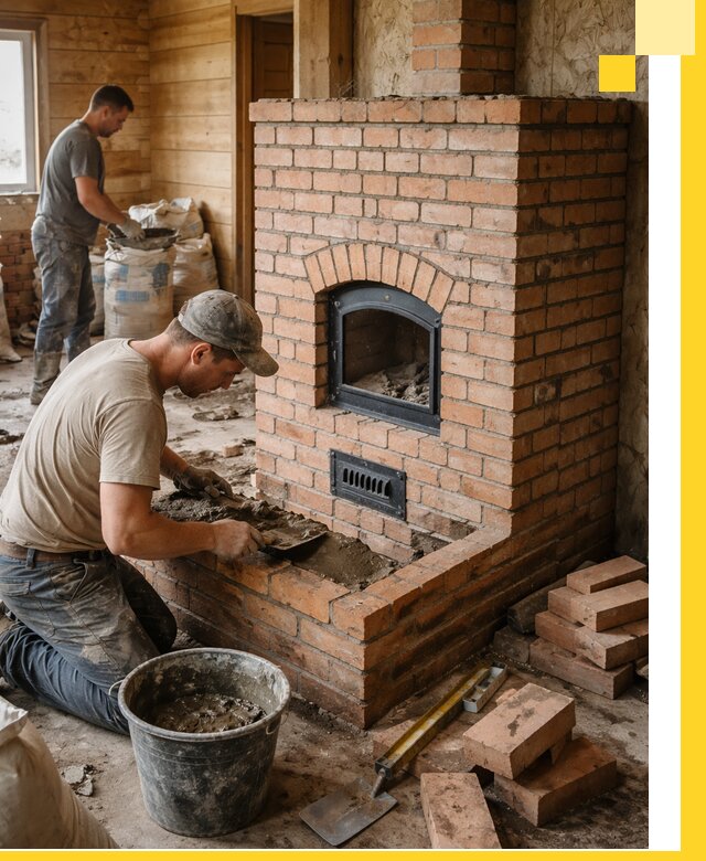 Профессиональное строительство печей в Ростове под ключ