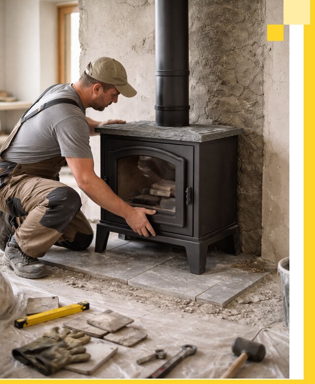 Профессиональный монтаж печей и каминов в Ростове под ключ