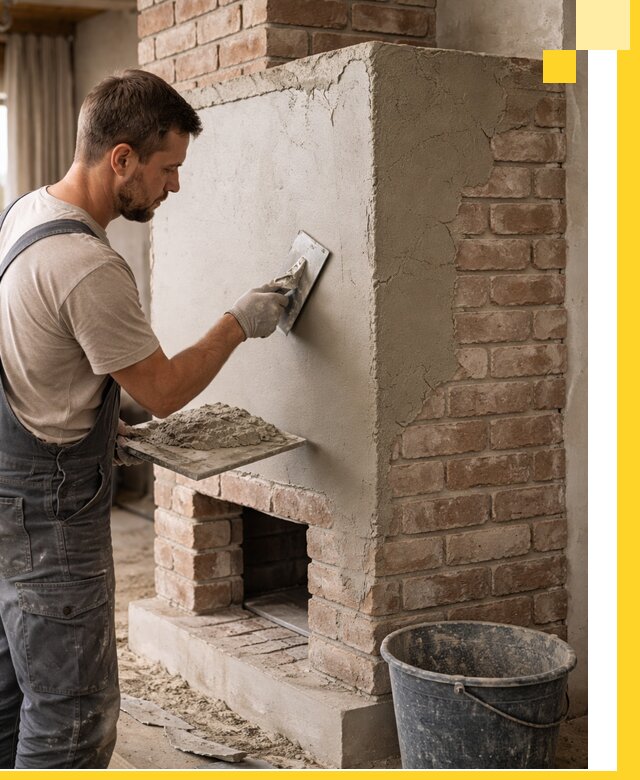 Отделка печей и облицовка каминов в Ростове под ключ