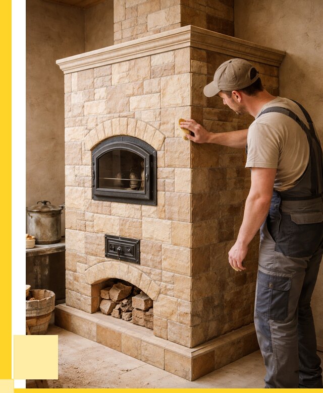 Облицовка печей в Ростове от 4618 р. под ключ | ЭриданРсв