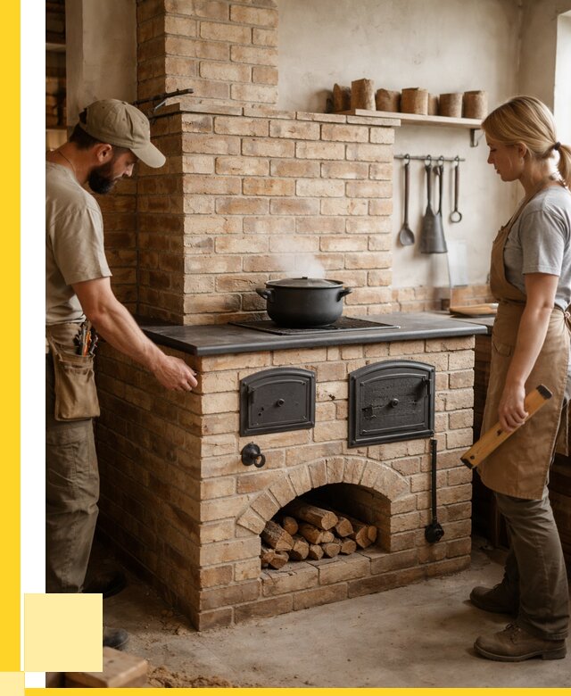 Варочно отопительные печи в Ростове от 92367 р. | ЭриданРсв