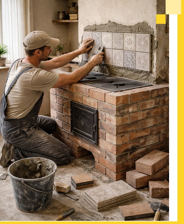 Печи с плитой на заказ монтаж гарантия и сервис в Ростове