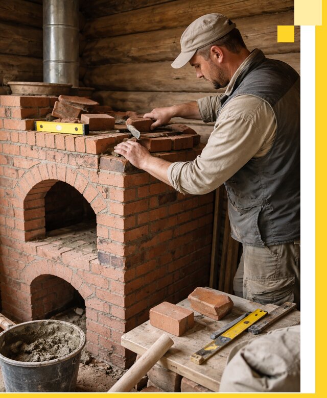 Изготовление и установка русских печей в Ростове под ключ