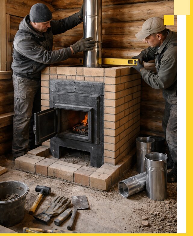 Проектирование, изготовление и установка банных печей в Ростове