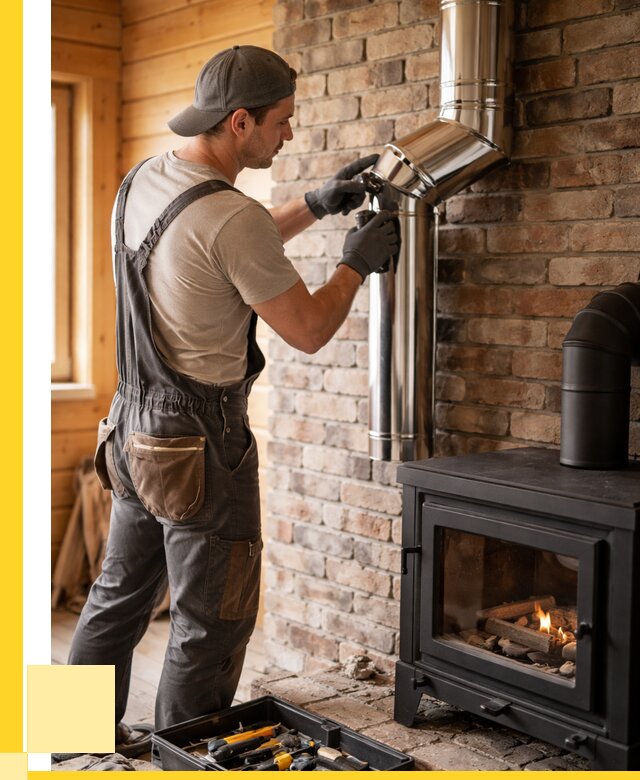 Монтаж дымоходов для печей в Ростове от 7697 р. | ЭриданРсв