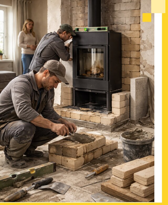 Печи и камины под ключ: проект, установка в Ростове