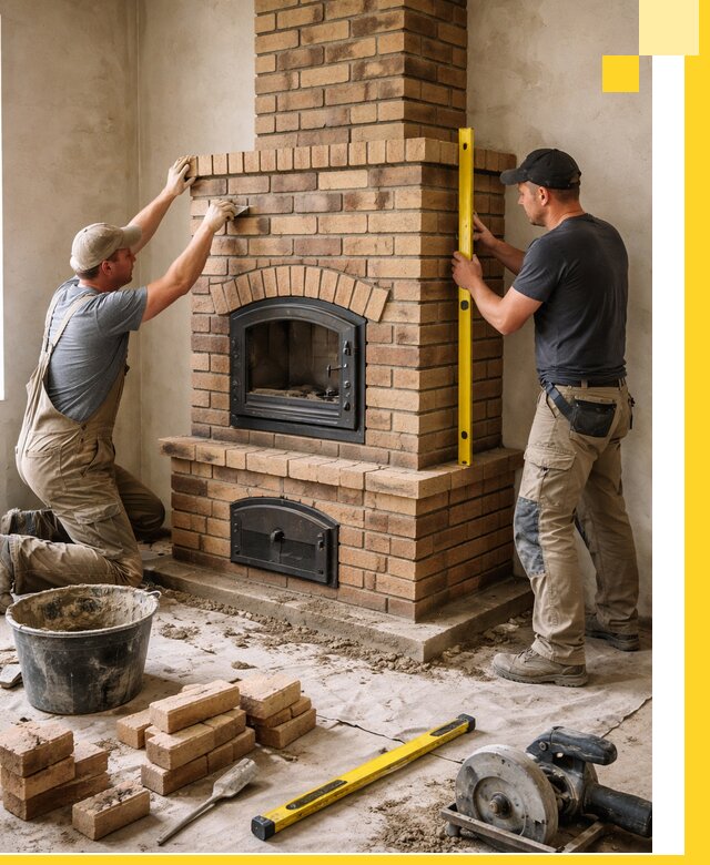 Продажа и установка печей и каминов для дома под ключ в Ростове