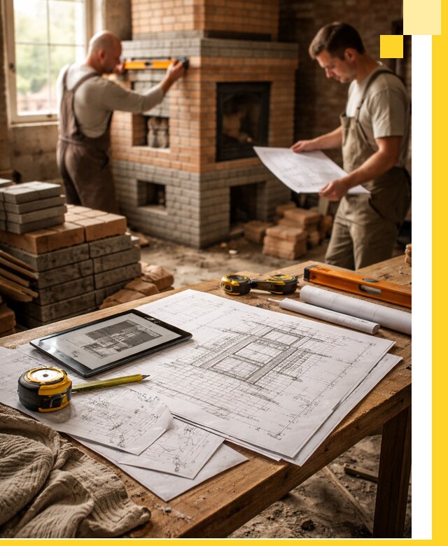 Проекты печей и каминов с индивидуальным дизайном в Ростове