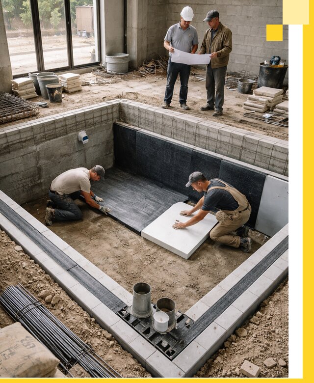 Проекты частных и общественных бассейнов под ключ в Ростове