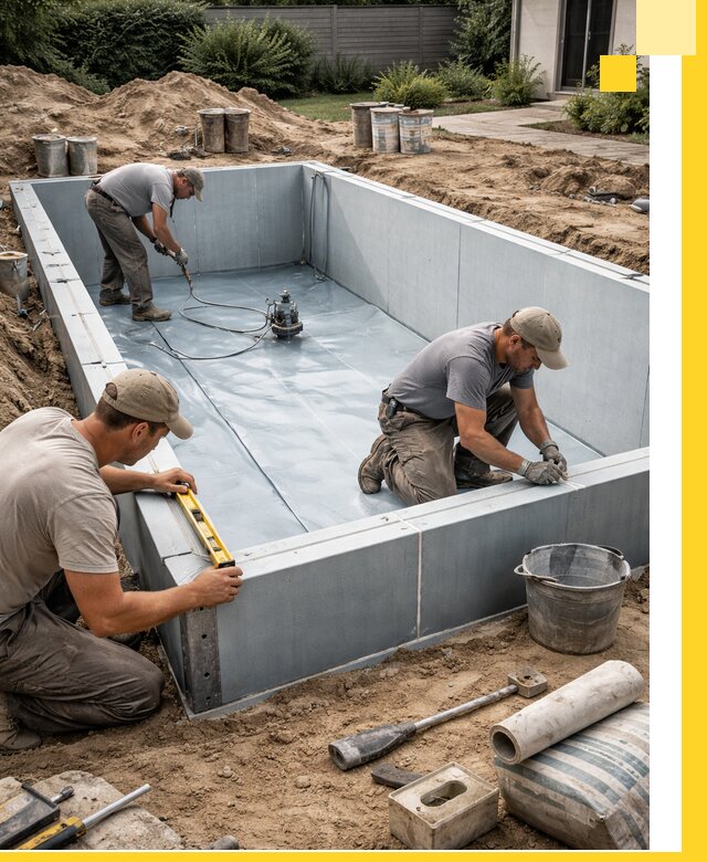 Профессиональный монтаж бассейнов под ключ в Ростове с гарантией