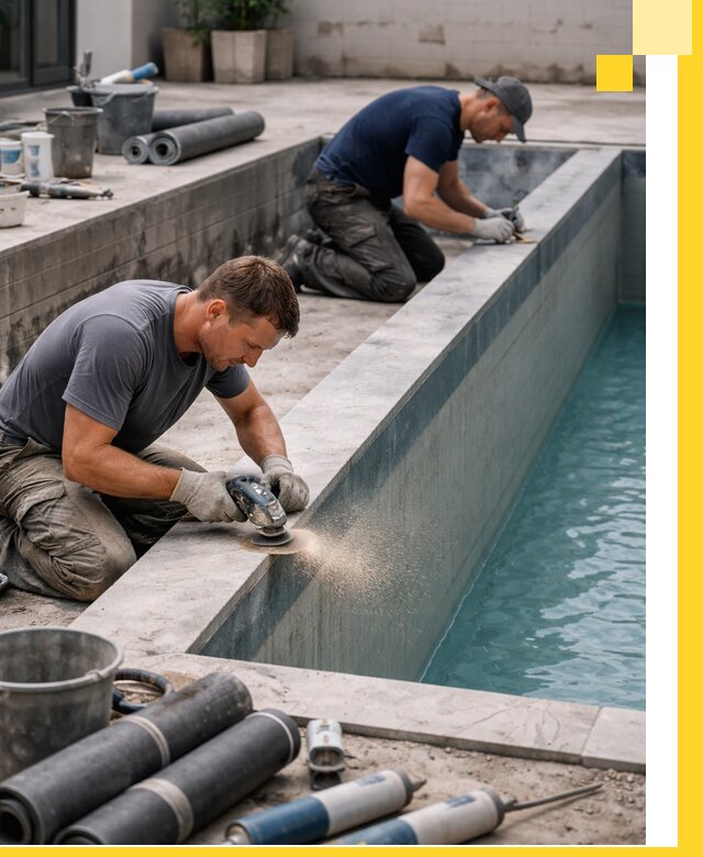 Профессиональный ремонт бассейнов под ключ в Ростове