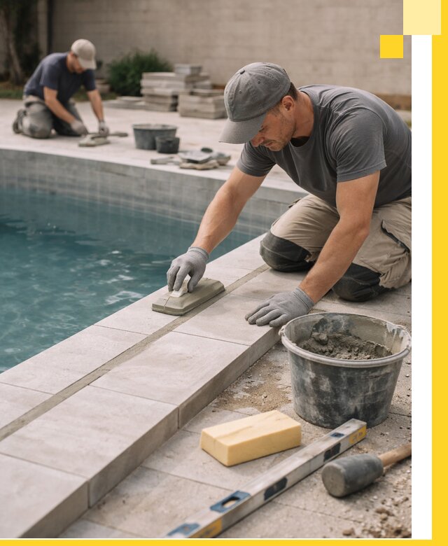 Отделка бассейнов в Ростове: декоративная отделка и гидроизоляция