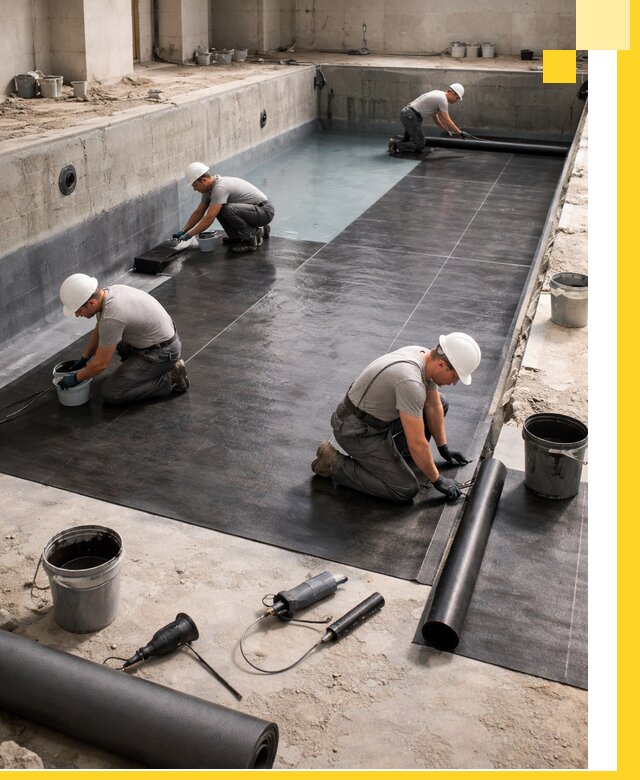 Профессиональная гидроизоляция бассейнов и чаш в Ростове под ключ