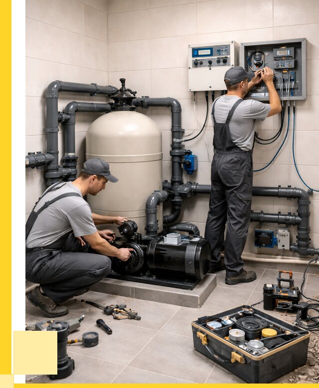 Монтаж оборудования для бассейнов в Ростове от 41052 р. | ЭриданРсв