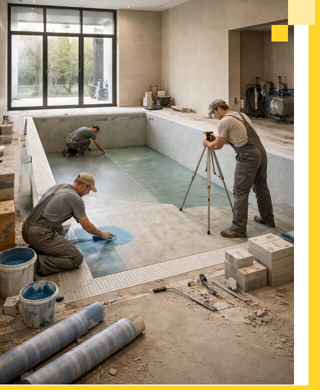 Проект и строительство закрытых бассейнов в Ростове под ключ