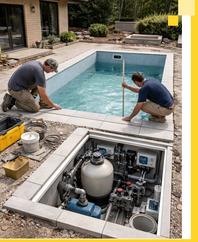 Строительство качественных домашних бассейнов под ключ в Ростове