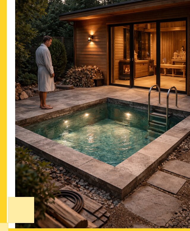 Бани с бассейном под ключ в Ростове от 97499 р. | ЭриданРсв