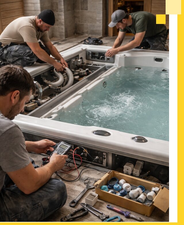 Гидромассажные бассейны под ключ в Ростове, дизайн и монтаж