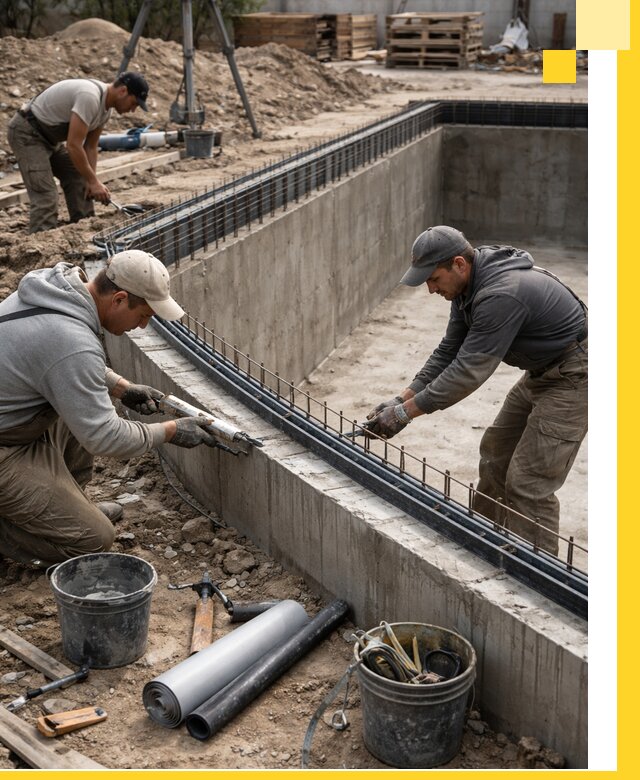 Качественный монтаж чаши бассейна в Ростове под ключ с гарантией