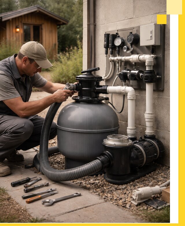 Продажа и монтаж фильтров и насосов для бассейнов в Ростове