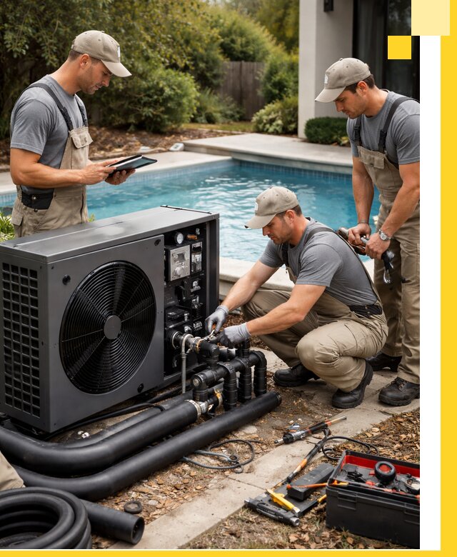 Проектирование и установка тепловых насосов для бассейнов в Ростове