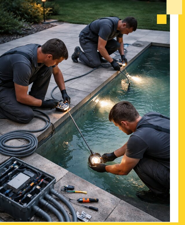 Профессиональное освещение бассейнов в Ростове: дизайн и монтаж