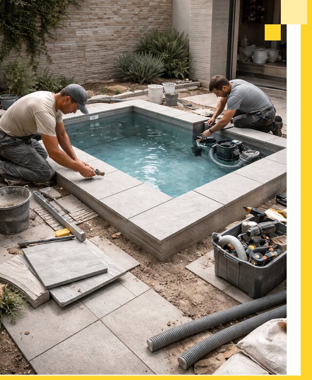 Мини бассейны под ключ в Ростове, дизайн и установка