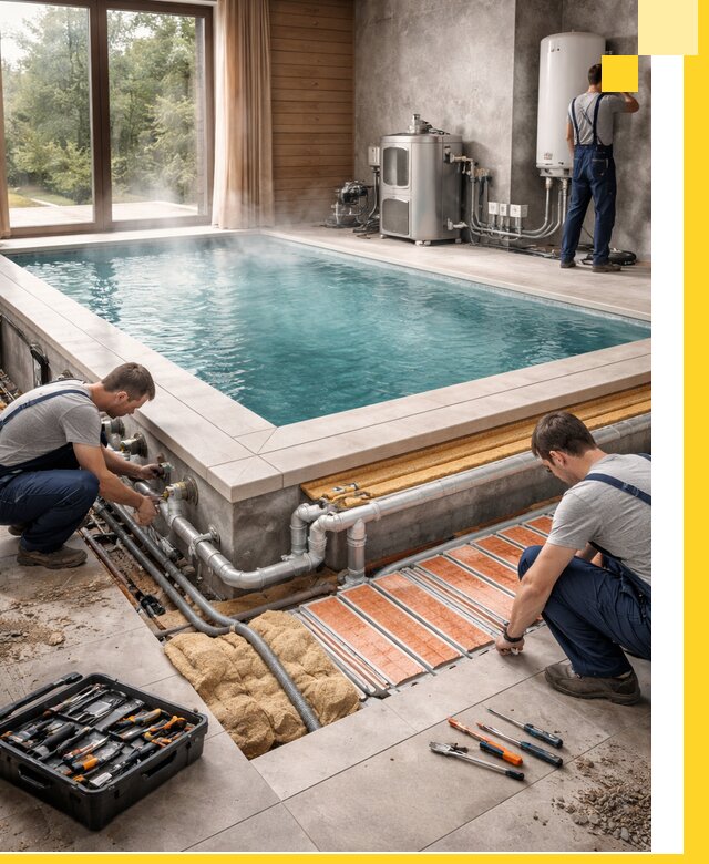 Проектирование и строительство тёплых бассейнов в Ростове