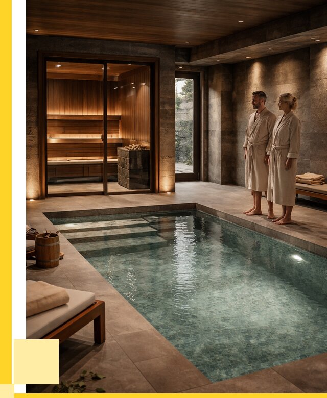 Сауна с большим бассейном в Ростове от 1231560 р. ЭриданРсв