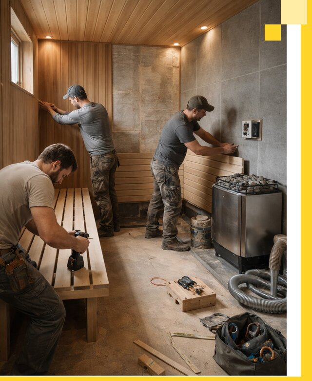 Сауны под ключ в Ростове, проектирование, строительство, отделка