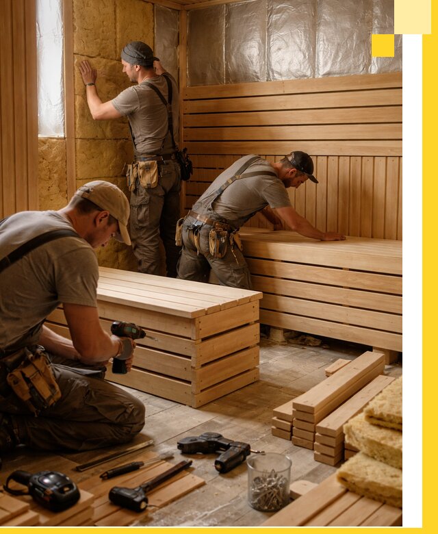 Профессиональное строительство саун под ключ в Ростове