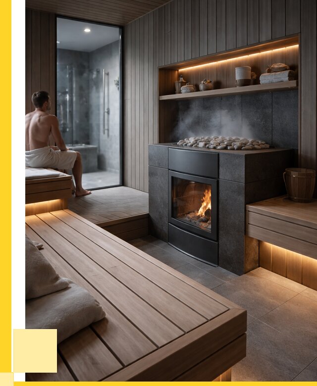 Проект сауны в частном доме в Ростове от 35921 р. | ЭриданРсв