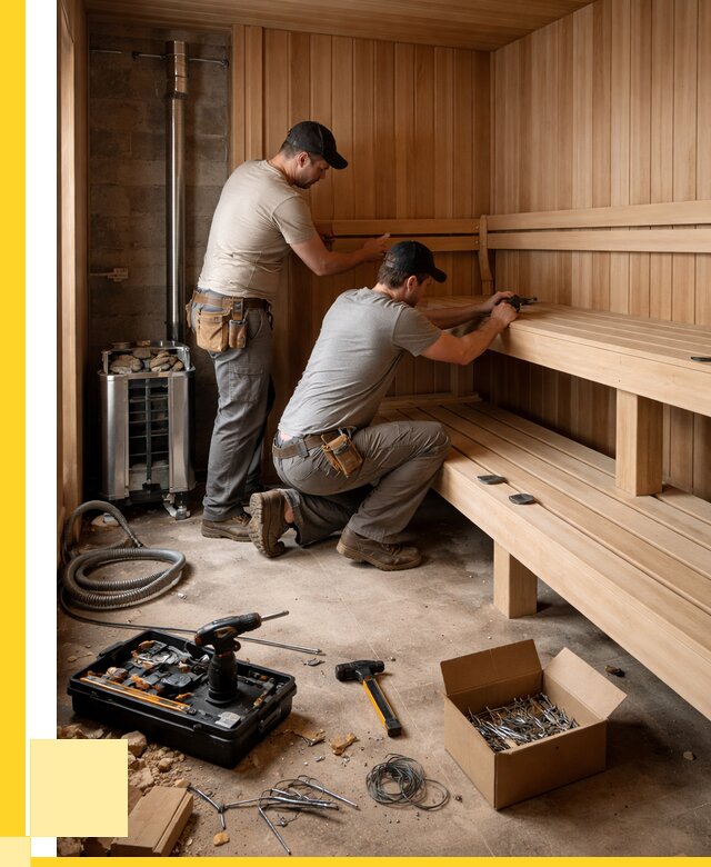 Монтаж саун под ключ в Ростове от 123156 р. | ЭриданРсв